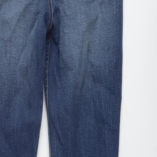TU Boys Blue Cotton Skinny Jeans Size 14 Years Regular Button