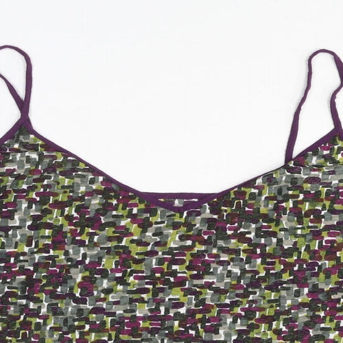Per Una Womens Multicoloured Geometric Polyester Camisole Tank Size 22 V-Neck