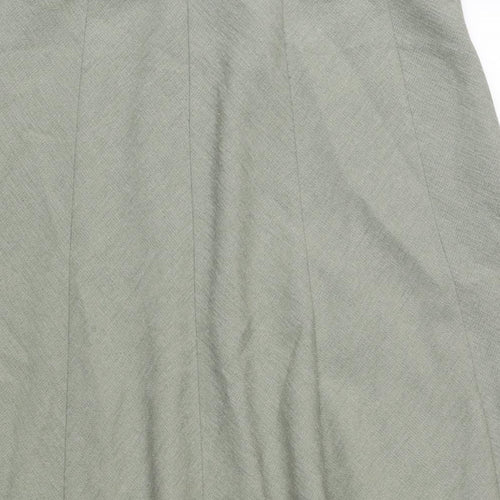 EWM Womens Grey Polyester A-Line Skirt Size 28 in
