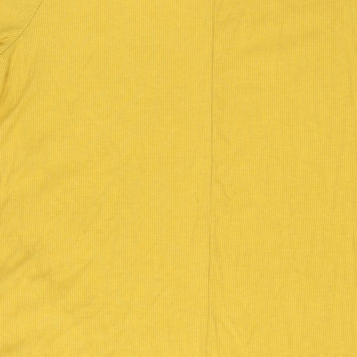 New Look Womens Yellow Polyester A-Line Size 22 Round Neck Pullover