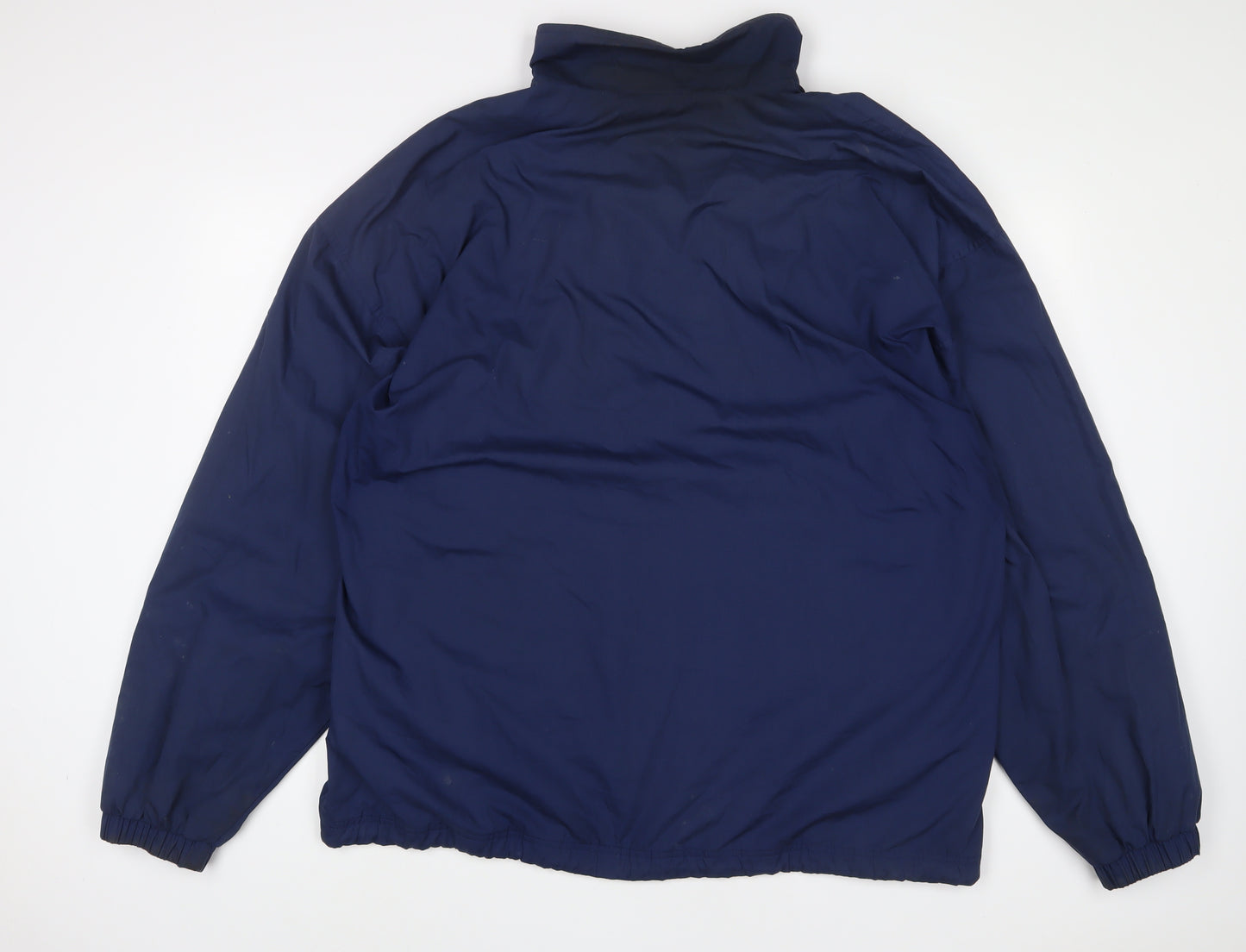 adidas Mens Blue Jacket Size XL Zip - Zip Pockets