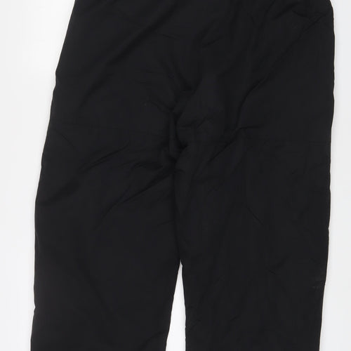 Tarallel Mens Black Polyester Snow Pants Trousers Size L L32 in Regular Button - Pockets