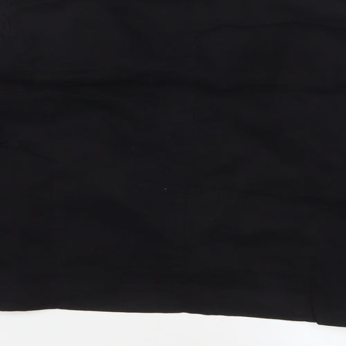 Warehouse Womens Black V-Neck Lyocell Shrug Jumper Size 14 - Open