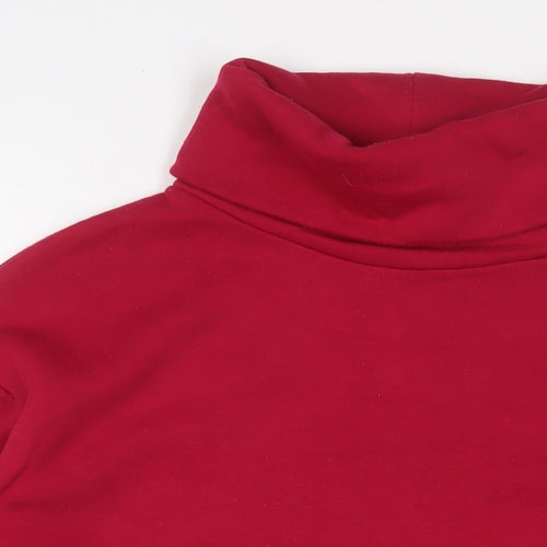 Zara Womens Pink Cotton Pullover Sweatshirt Size M Pullover