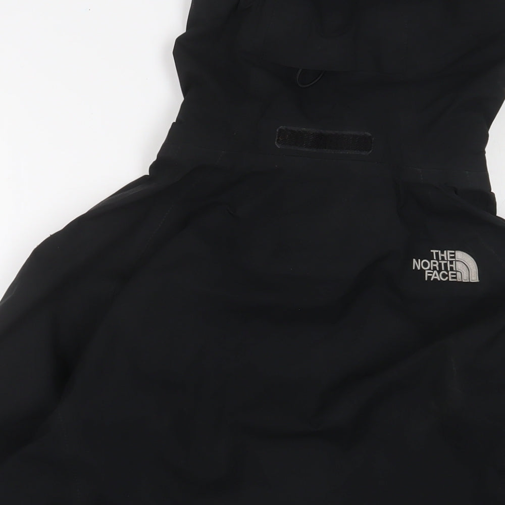 The North Face Womens Black Jacket Coat Size M Zip - Logo