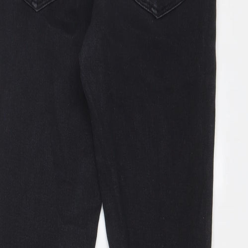 Tophop Womens Black Cotton Skinny Jeans Size 10 L27 in Regular Zip
