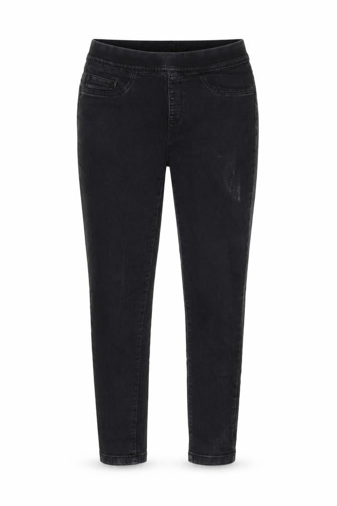 Denim & Co. Womens Grey Cotton Jegging Jeans Size 10 L28 in Regular