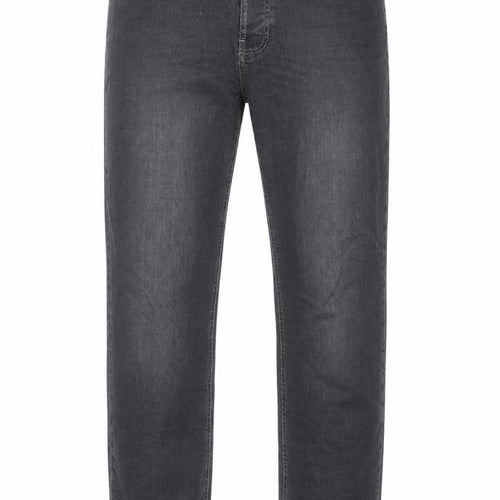 Denim & Co. Mens Grey Cotton Straight Jeans Size 32 in L32 in Regular Button