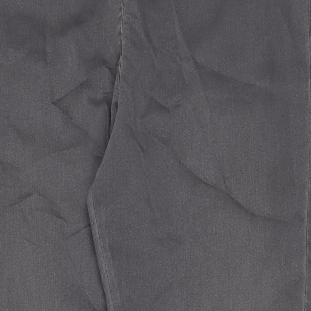 Marks and Spencer Womens Grey Cotton Jegging Jeans Size 18 L29 in Regular