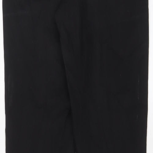 Denim & Co. Womens Black Cotton Skinny Jeans Size 12 L28 in Regular Zip