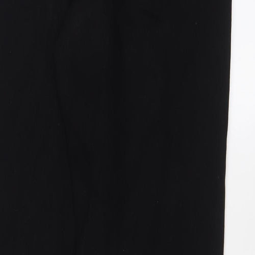 Missguided Womens Black Cotton Tapered Jeans Size 8 L29 in Regular Zip
