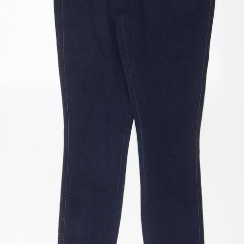 NEXT Womens Blue Cotton Skinny Jeans Size 30 in L29 in Regular Zip