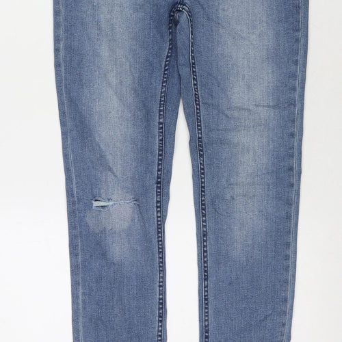 Cheap Monday Womens Blue Cotton Skinny Jeans Size 30 L32 in Regular Zip