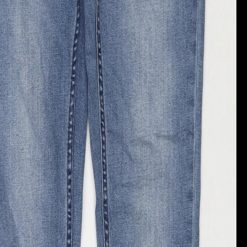 Cheap Monday Womens Blue Cotton Skinny Jeans Size 30 L32 in Regular Zip