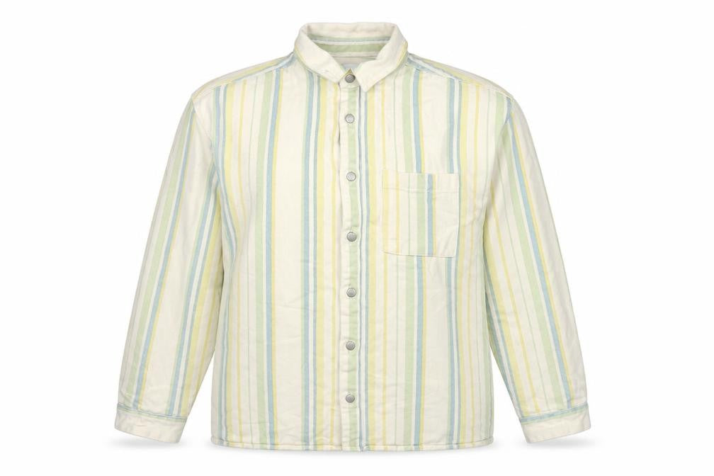Zara Womens Beige Striped Jacket Size M Zip