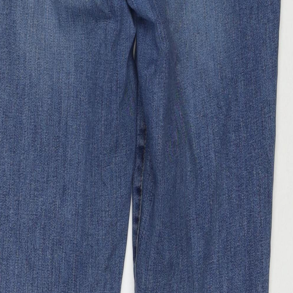 Gap Womens Blue Cotton Bootcut Jeans Size 30 in L34 in Regular Zip