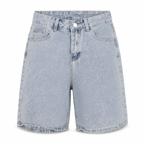 SY Jeans Womens Blue Polyester Blend Boyfriend Shorts Size M L7 in Regular Zip
