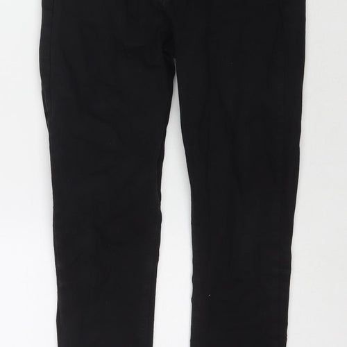 Topshop Womens Black Polyester Blend Skinny Jeans Size 26 in L30 in Regular Zip