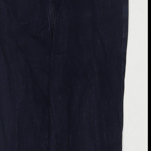 Principles Womens Blue Cotton Bootcut Jeans Size 10 L26 in Regular Zip