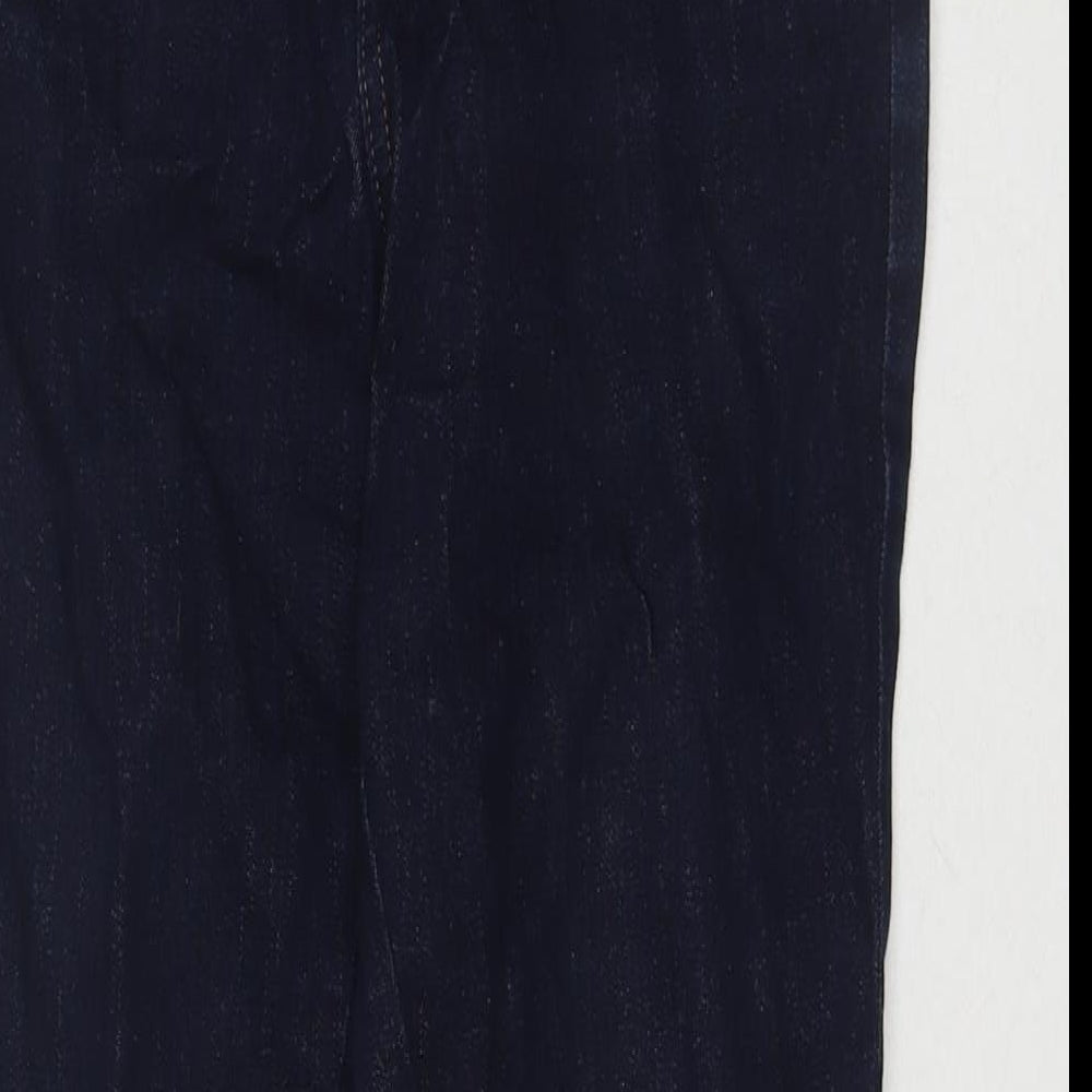 Principles Womens Blue Cotton Bootcut Jeans Size 10 L26 in Regular Zip
