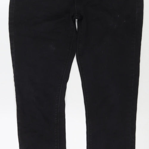 Paper + Stitch Womens Black Cotton Skinny Jeans Size 32 in L30 in Regular Zip
