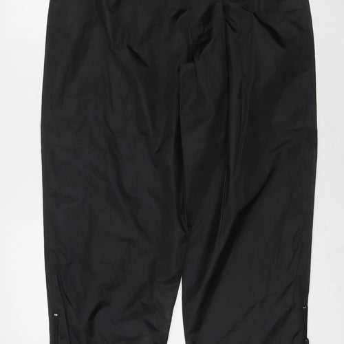 Wynnster Mens Black Nylon Rain Trousers Trousers Size L L30 in Regular Pullover - Waterproof