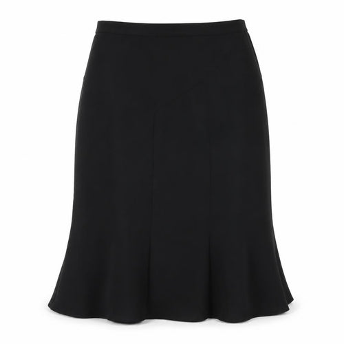 Marjorie Elizabeth Womens Black Polyester Trumpet Skirt Size 30 in Zip