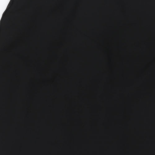 Marjorie Elizabeth Womens Black Polyester Trumpet Skirt Size 30 in Zip