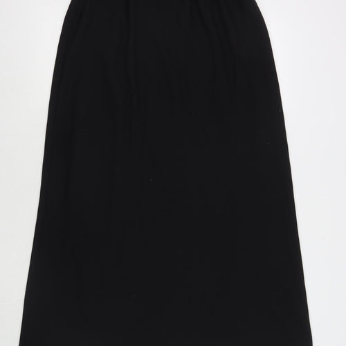 NEXT Womens Black Polyester Maxi Skirt Size 20
