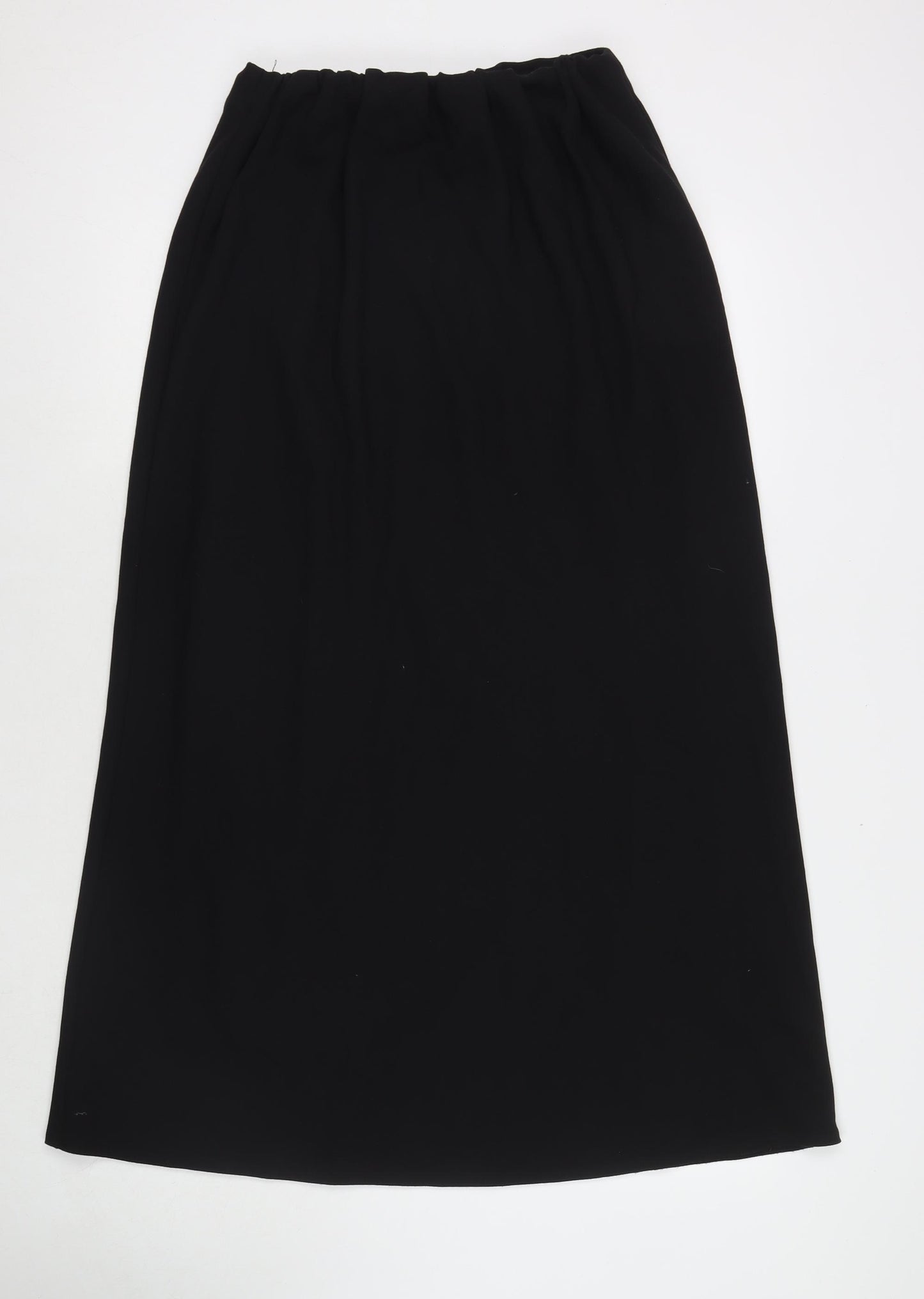 NEXT Womens Black Polyester Maxi Skirt Size 20