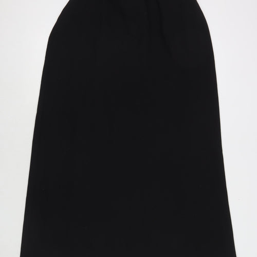 NEXT Womens Black Polyester Maxi Skirt Size 20