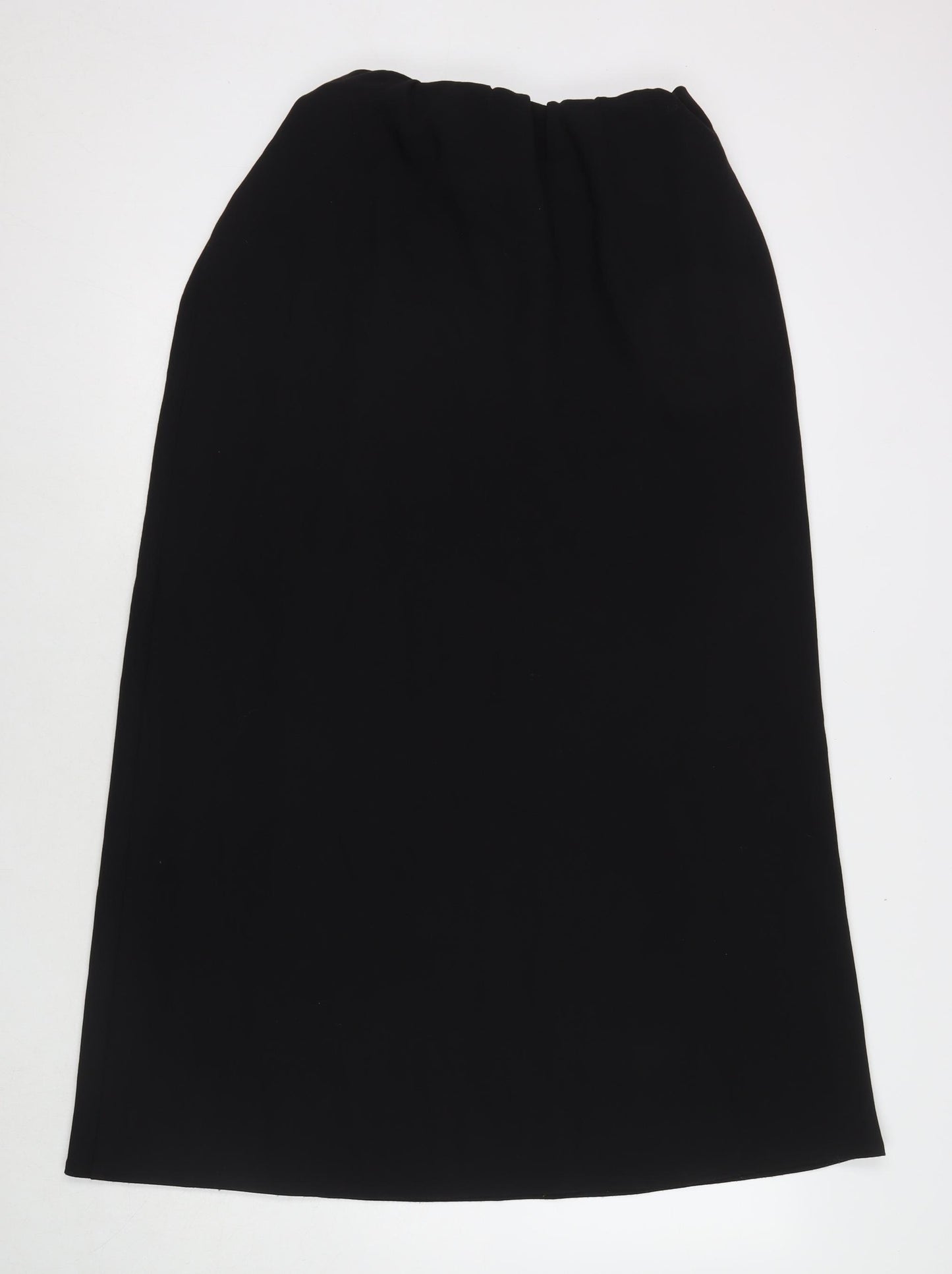 NEXT Womens Black Polyester Maxi Skirt Size 20