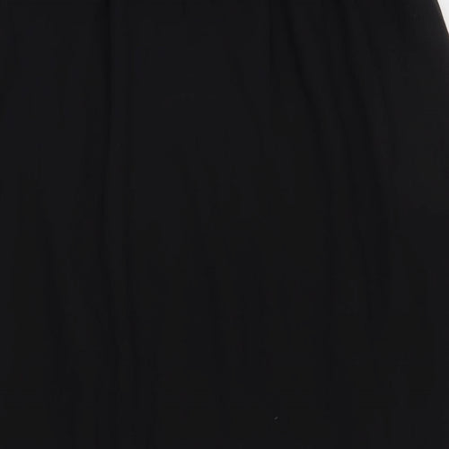 NEXT Womens Black Polyester Maxi Skirt Size 20