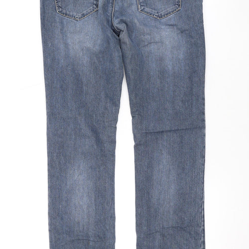 RESERVED Mens Blue Cotton Skinny Jeans Size 31 in L32 in Regular Zip