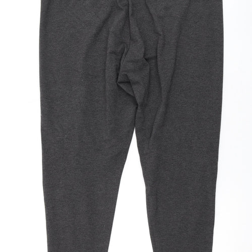 Marks and Spencer Womens Grey Polyester Trousers Size 20 L26 in Regular