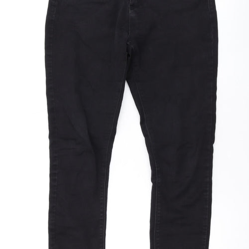 Paper & Stitch Womens Black Cotton Skinny Jeans Size 32 in L27 in Regular Zip