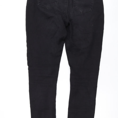 Paper & Stitch Womens Black Cotton Skinny Jeans Size 32 in L27 in Regular Zip