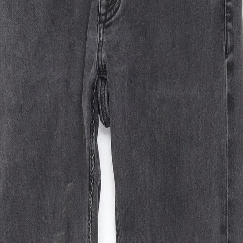 Lot XX Mens Grey Cotton Skinny Jeans Size 28 in L32 in Regular Zip