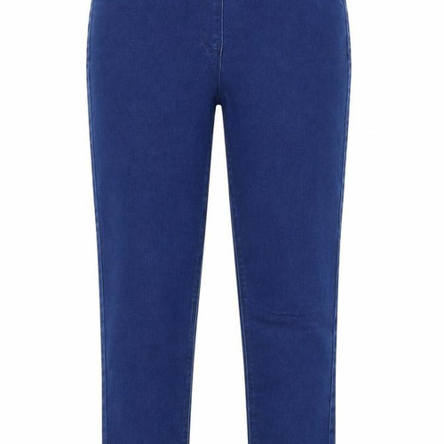 M&Co Womens Blue Cotton Jegging Jeans Size 10 L23 in Regular