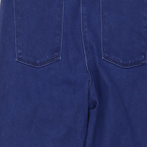 M&Co Womens Blue Cotton Jegging Jeans Size 10 L23 in Regular