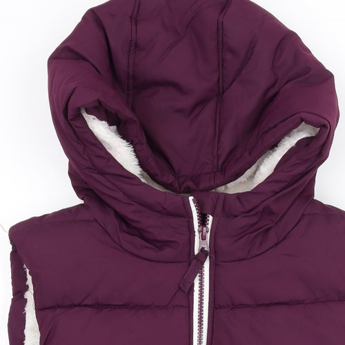 Peter Storm Womens Purple Gilet Coat Size 12 Zip
