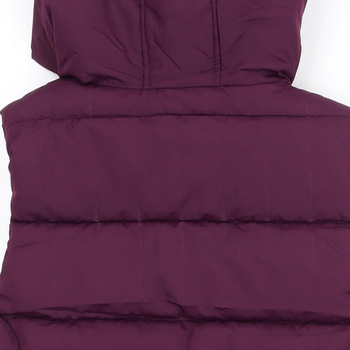 Peter Storm Womens Purple Gilet Coat Size 12 Zip