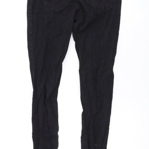 Denim & Co. Womens Black Cotton Jegging Jeans Size 12 L27 in Regular