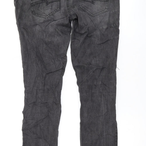 Street One Womens Grey Cotton Skinny Jeans Size 30 L31 in Regular Zip