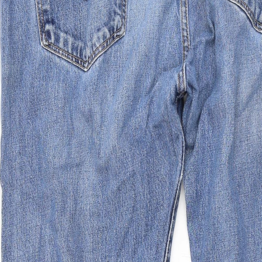 Levi's Mens Blue Cotton Bootcut Jeans Size 34 in L30 in Regular Button