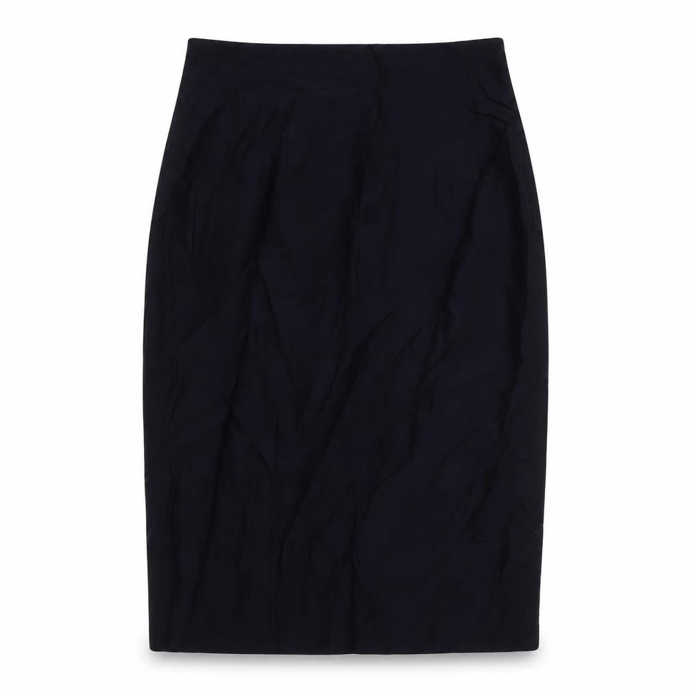 Paul Costelloe Womens Blue Polyester Straight & Pencil Skirt Size 12 Zip