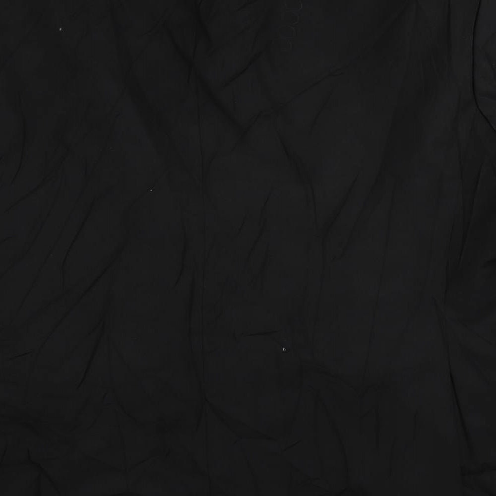 Marks and Spencer Mens Black Polyester Jacket Suit Jacket Size 44 Regular