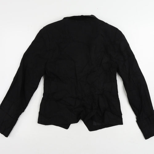 ASOS Womens Black Jacket Blazer Size 12 Button