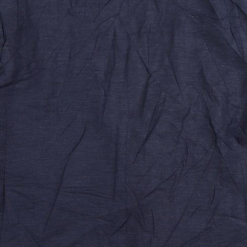 Marks and Spencer Mens Blue Polyester Jacket Suit Jacket Size 46 Regular
