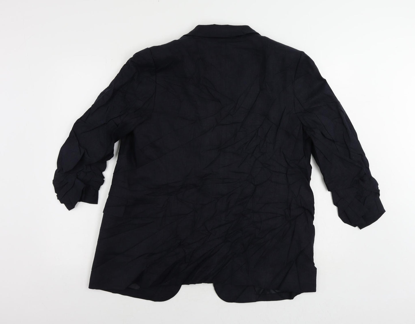 Marks and Spencer Womens Blue Jacket Blazer Size 16 - Open